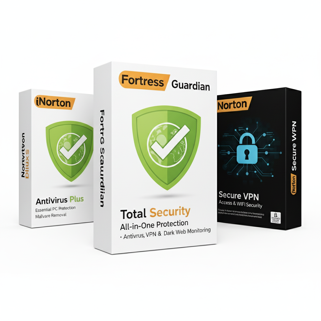 Norton product boxes